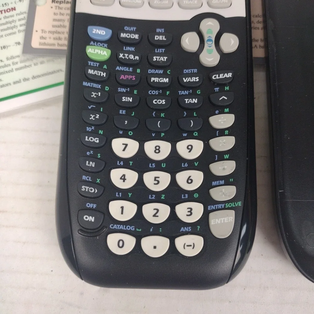 Texas Instruments TI-84 Plus Graphing Calculator w/ Slide Cover Tested Works